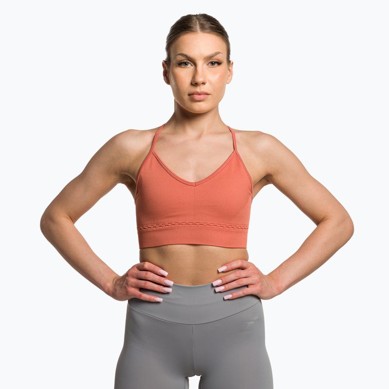 Gymshark Studio Sports Erde orange Fitness-BH