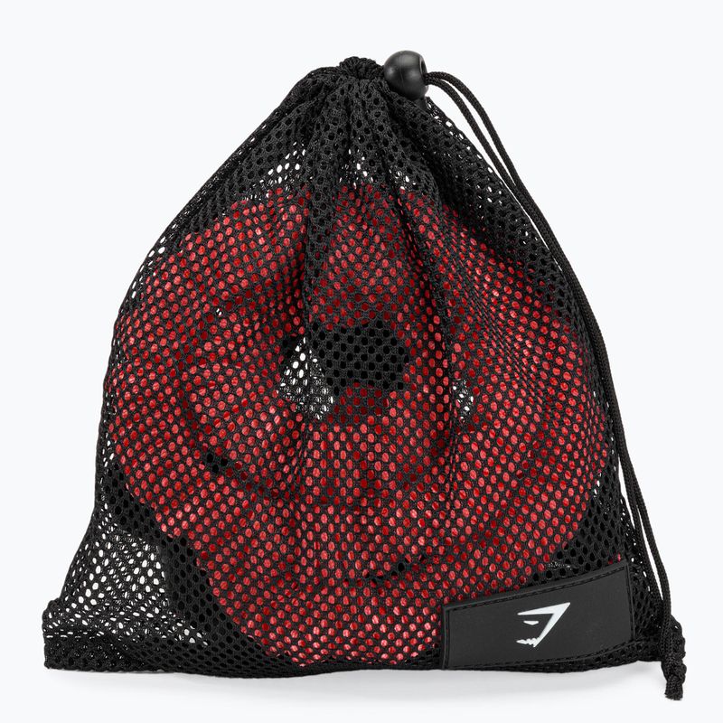Gymshark Whitney V3 Light Resistance Übungsexpander rot/schwarz 4