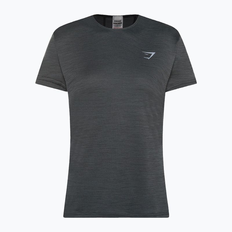 Damen Gymshark Running Top SS dunkel/grau Trainings-T-Shirt 5