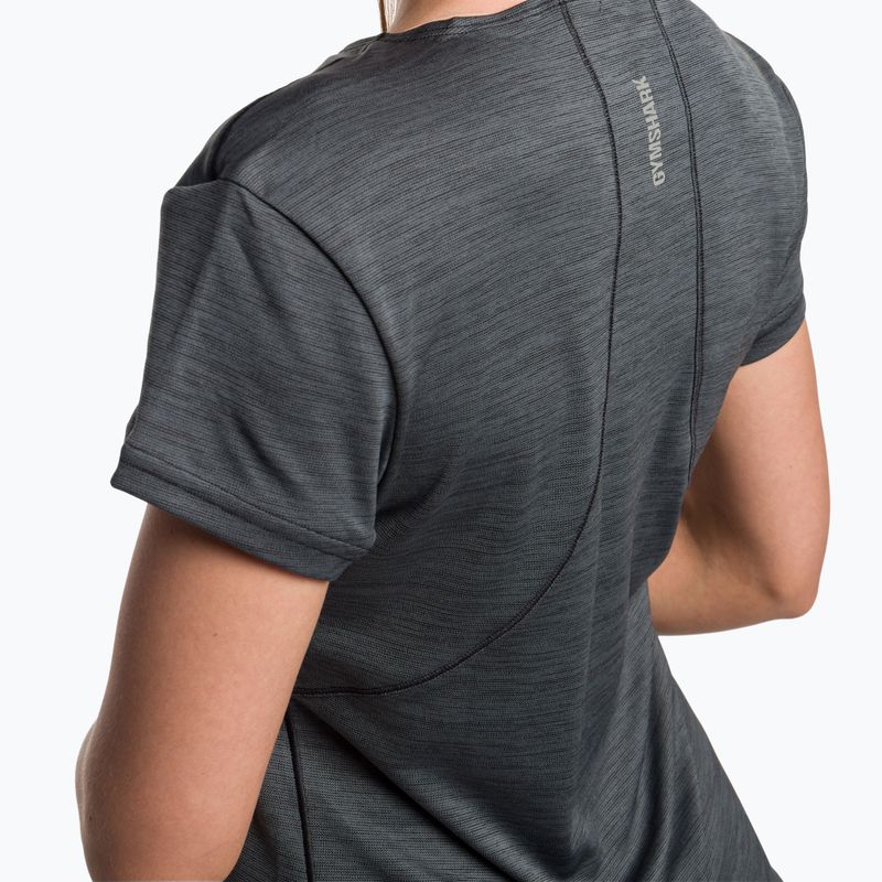 Damen Gymshark Running Top SS dunkel/grau Trainings-T-Shirt 4