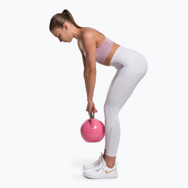 Damen Trainingsleggings Gymshark Pulse weiß/blau 2
