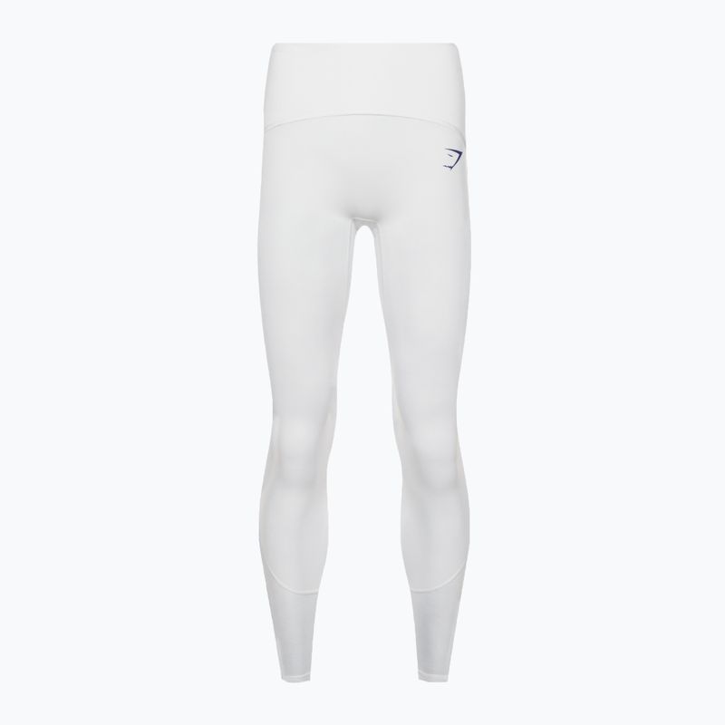 Damen Trainingsleggings Gymshark Pulse weiß/blau