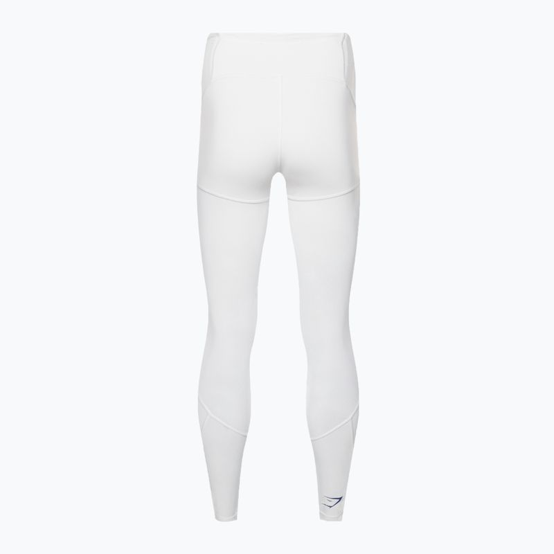 Damen Trainingsleggings Gymshark Pulse weiß/blau