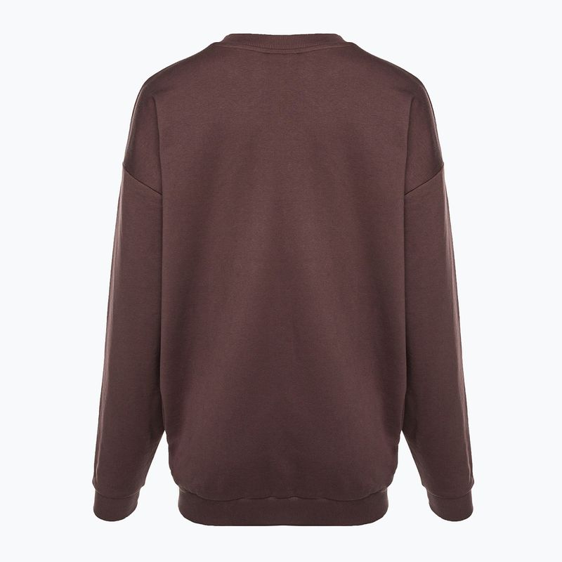 Damen Trainings Sweatshirt Gymshark Gfx Gslc Oversized braun 6
