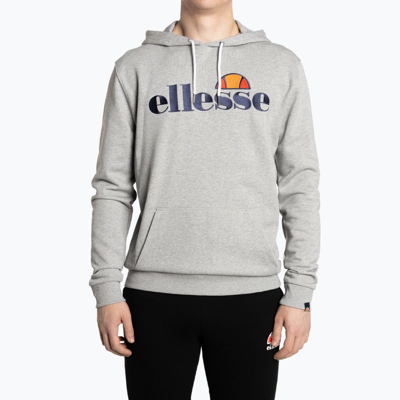 Herren Trainingssweatshirt Ellesse Ferrer Oh Hoody grau meliert