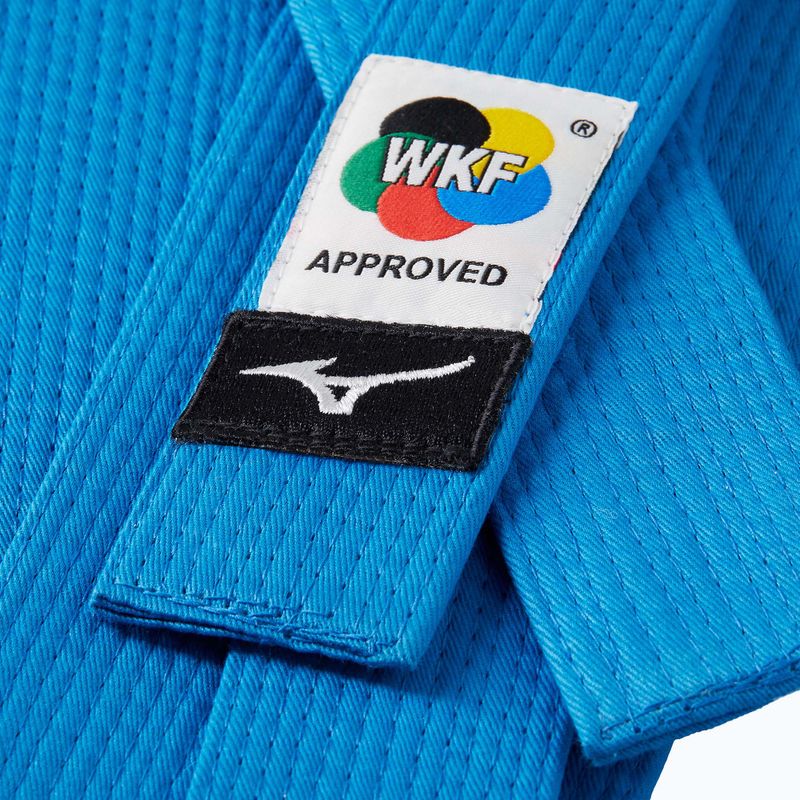 Kimonogürtel Mizuno Karate WKF RB blue 2
