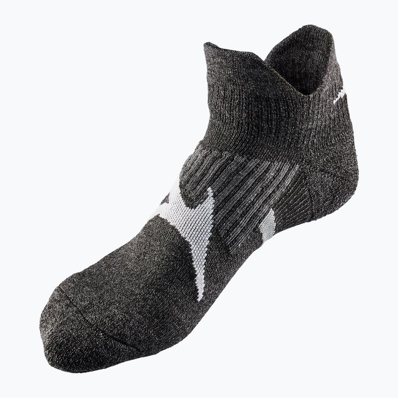 Mizuno DryLite Race Mid Socken schwarz