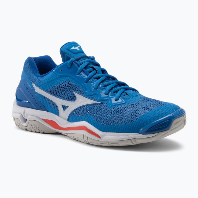 Mizuno Wave Stealth V Handballschuh blau X1GA180024