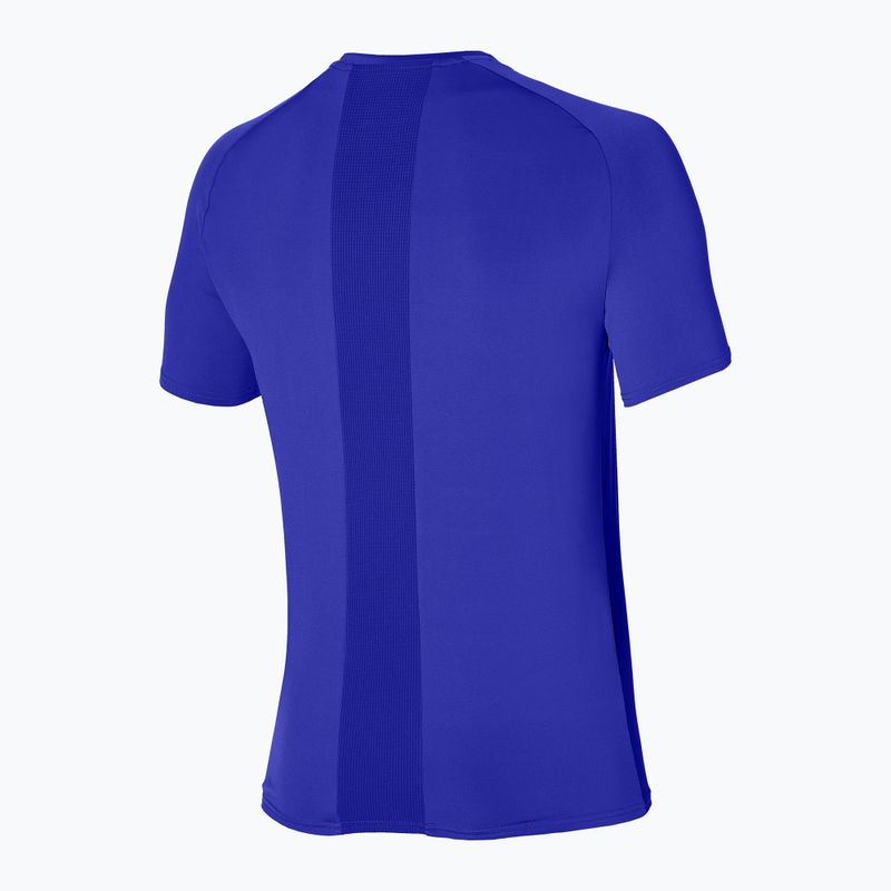 Herren Tennishemd Mizuno Shadow Tee violett blau 2