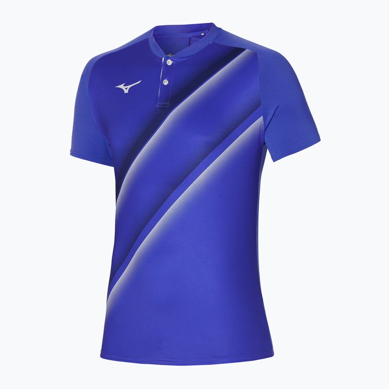 Herren Tennis-Poloshirt Mizuno Shadow violett blau