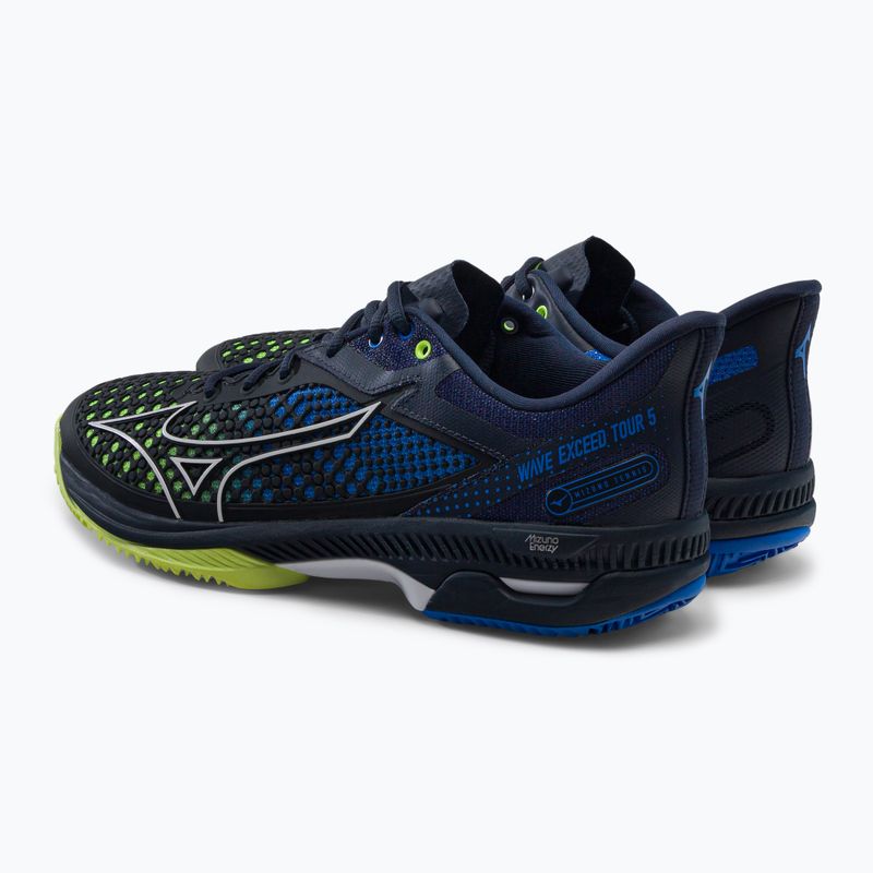 Herren Tennisschuhe Mizuno Wave Exceed Tour 5CC navy blau 61GC2274 3