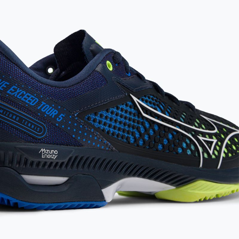 Herren Tennisschuhe Mizuno Wave Exceed Tour 5CC navy blau 61GC2274 8