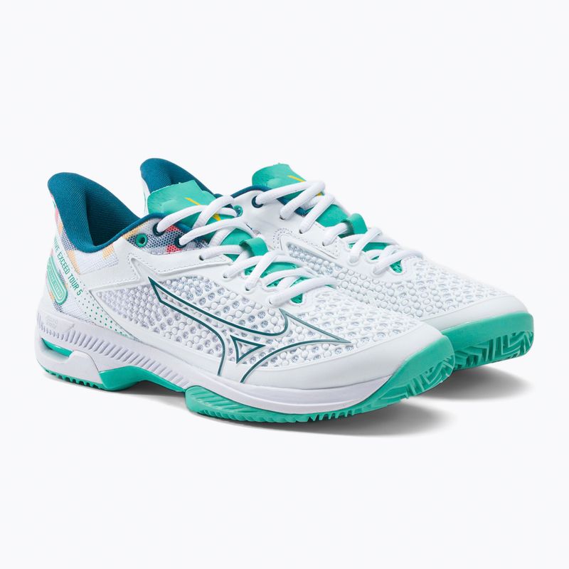 Damen Tennisschuhe Mizuno Wave Exceed Tour 5CC weiß 61GC2275 3