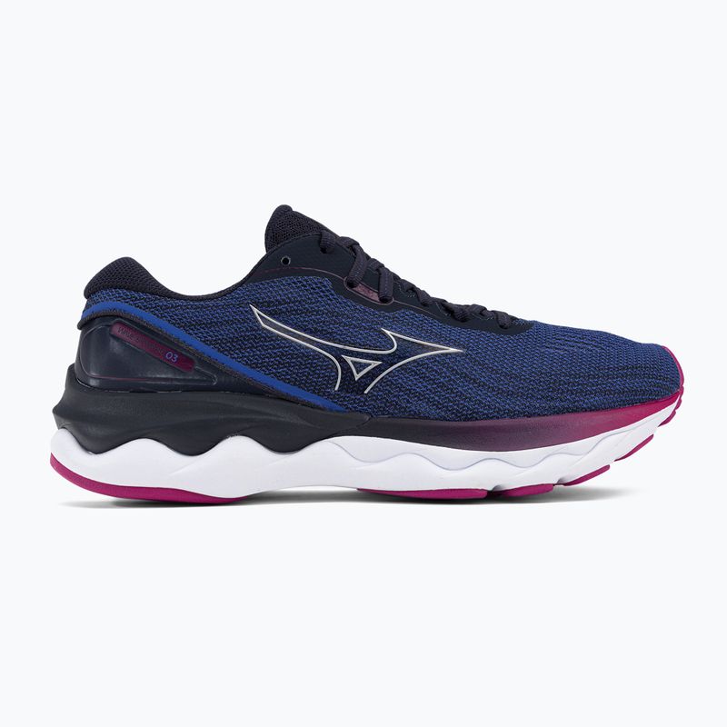 Herren Laufschuhe Mizuno Wave Skyrise 3 navy blau J1GD220904 2