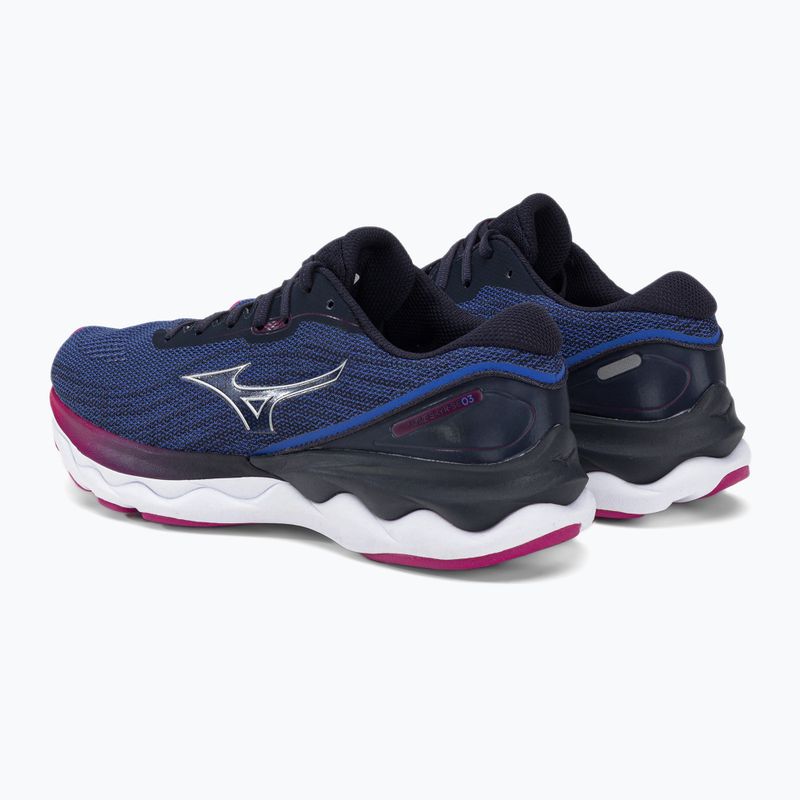 Herren Laufschuhe Mizuno Wave Skyrise 3 navy blau J1GD220904 3