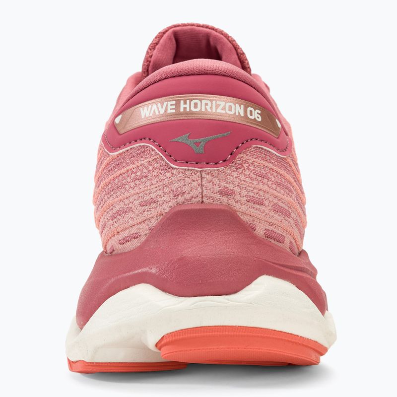 Damen Laufschuhe Mizuno Wave Horizon 6 granatrosa/rosa kupfer/persimmon 7