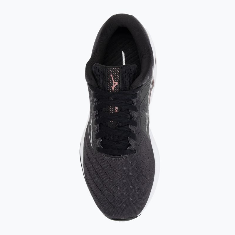 Herren Laufschuhe Mizuno Wave Inspire 18 D schwarz/silber/ebony 5
