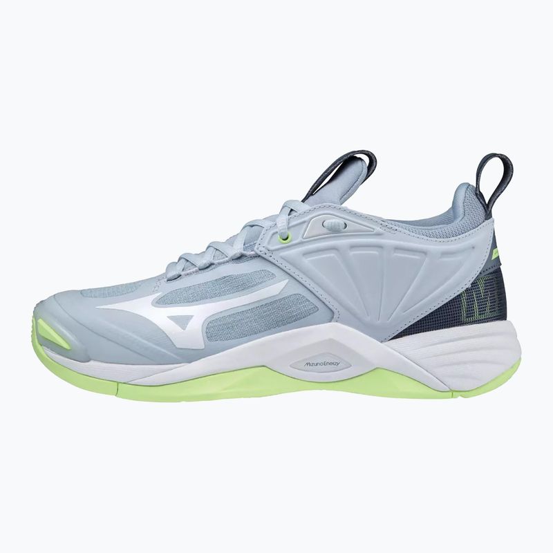 Herren Volleyballschuhe Mizuno Wave Momentum 2 heather/white/neo lime 11