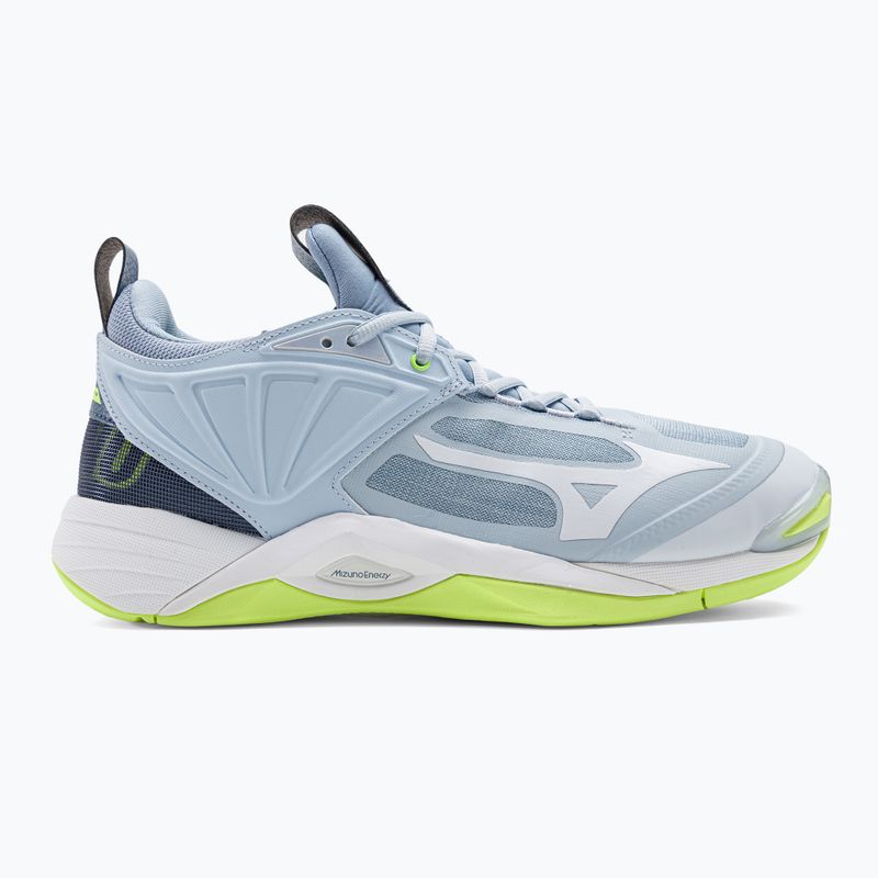 Herren Volleyballschuhe Mizuno Wave Momentum 2 heather/white/neo lime 2