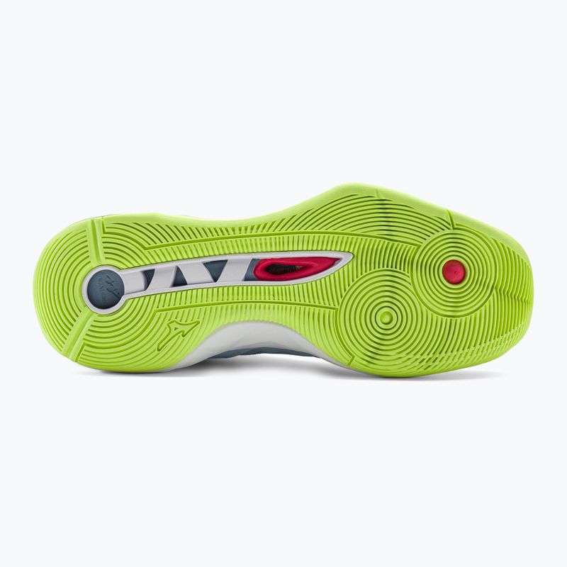 Herren Volleyballschuhe Mizuno Wave Momentum 2 heather/white/neo lime 5