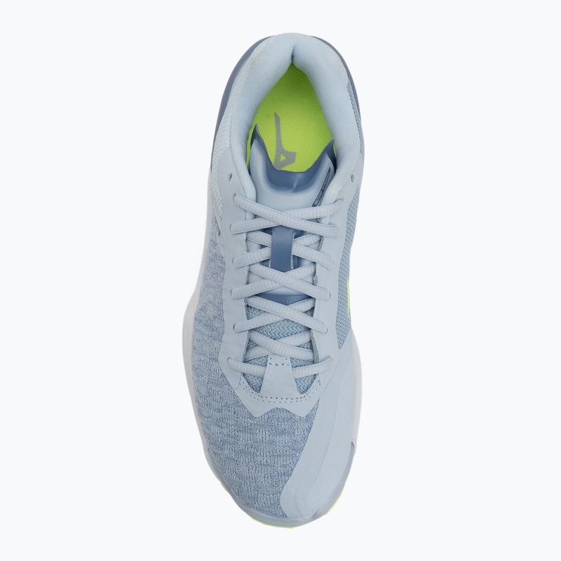 Frauen-Handballschuhe Mizuno Wave Stealth Neo heather/white/neo lime 5