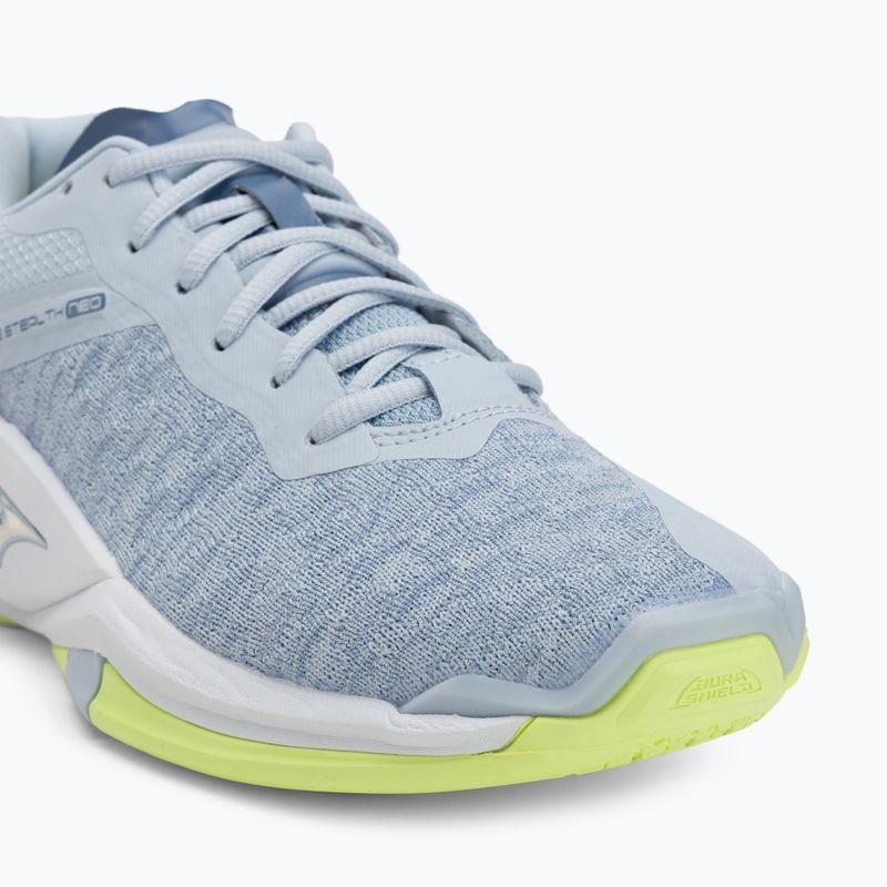 Frauen-Handballschuhe Mizuno Wave Stealth Neo heather/white/neo lime 7