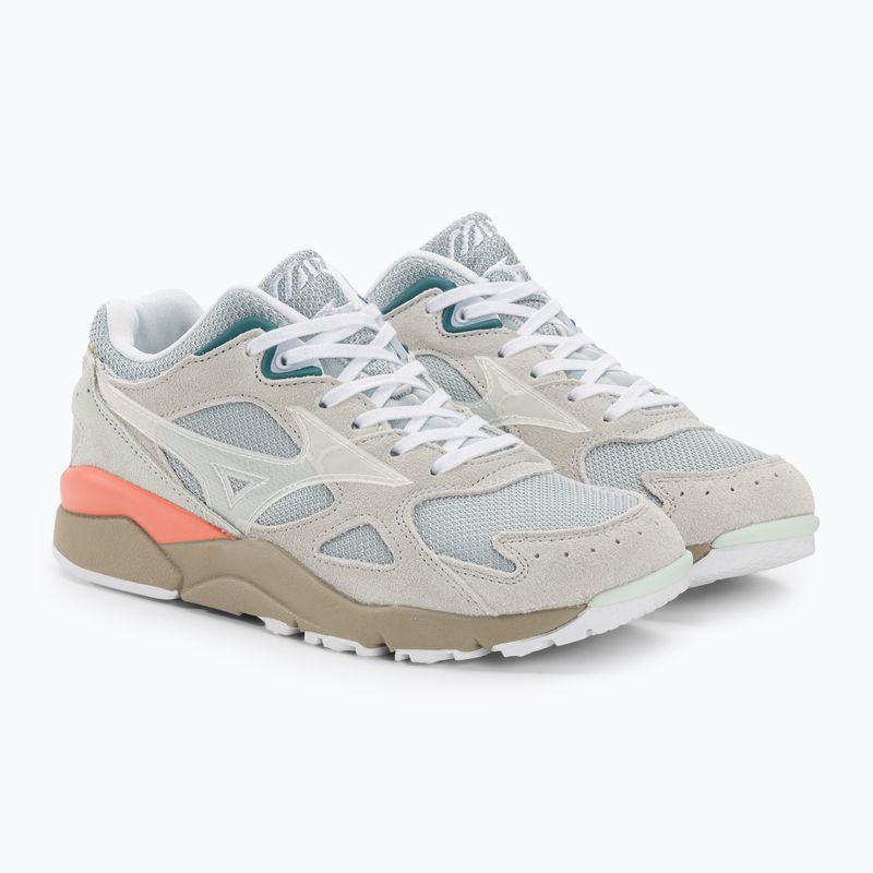 Mizuno Sky Medal S Schneeweiß/Steinblau/Poolblau Schuhe 5