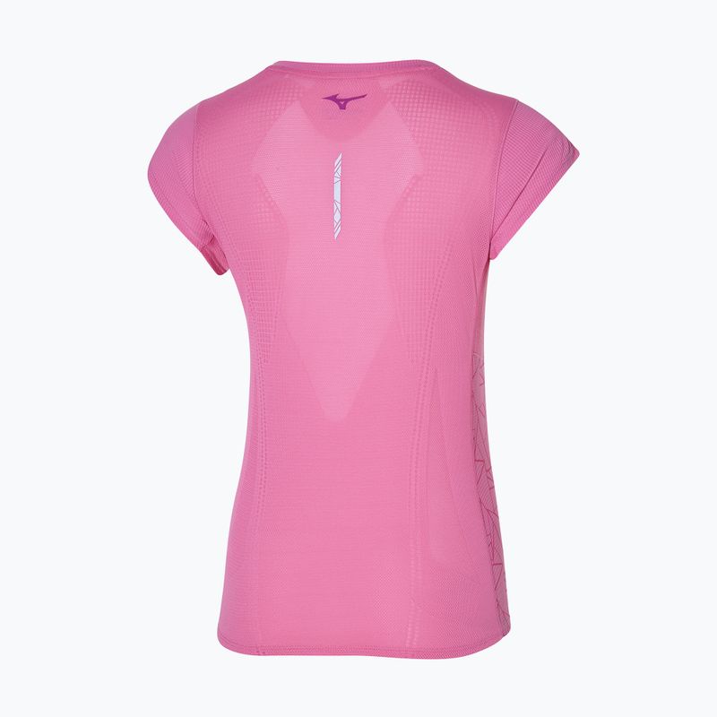 Damen Laufshirt Mizuno Aero Tee wild orchid 4