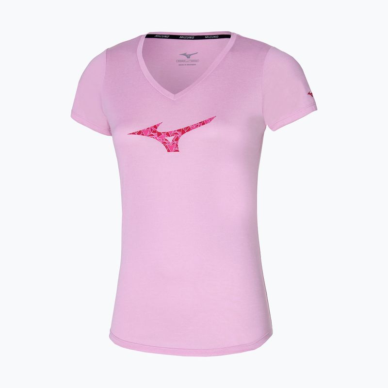 Damen Laufshirt Mizuno Impulse Core RB Tee rosa lavendel