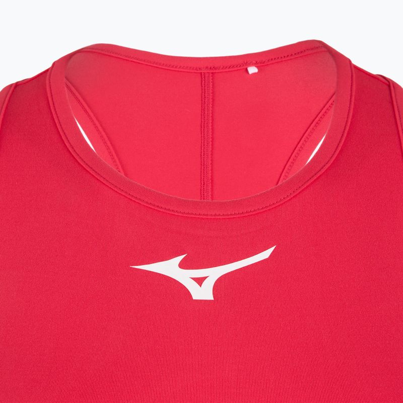 Damen Tennishemd Mizuno Printed Tank W opera rot 3