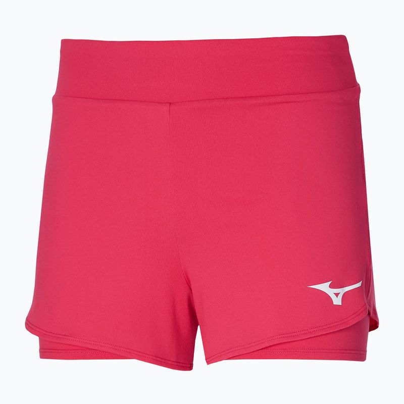Laufshorts Damen Mizuno Flex rot 62GB121564