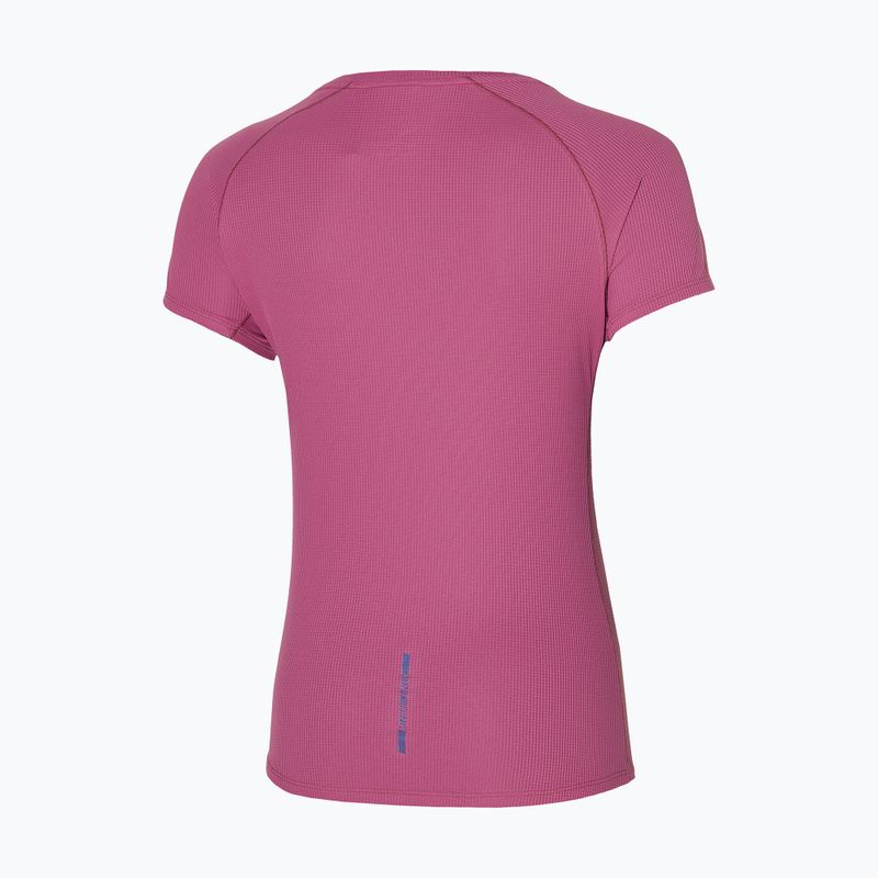 Damen Lauf-T-Shirt Mizuno Dryaeroflow Tee magenta Dunst 2