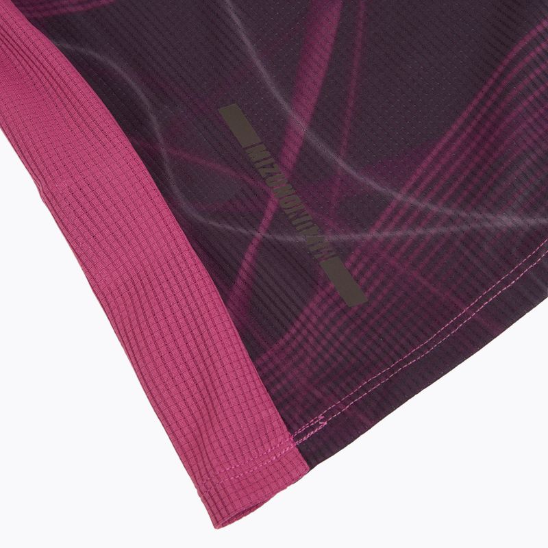 Damen Laufshirt Mizuno Aero Tee gape Wein 4