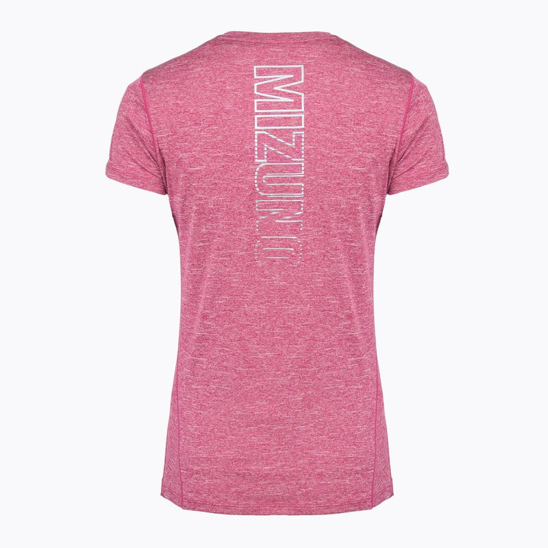 Damen Laufshirt Mizuno Core Graphic Tee magenta haze 2
