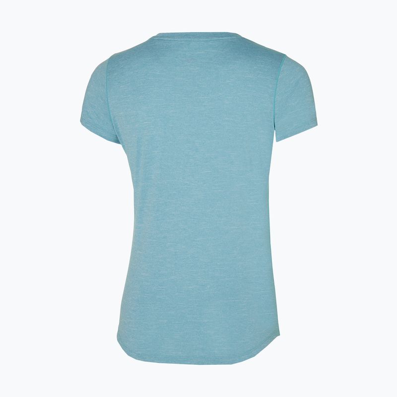 Damen Laufshirt Mizuno Impusle Core RB Tee milchig blau 2