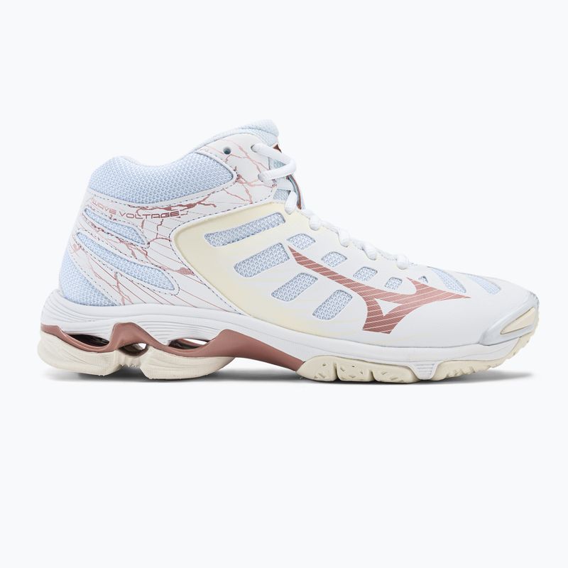 Volleyballschuhe Damen Mizuno Wave Voltage Mid weiß V1GC216536 2