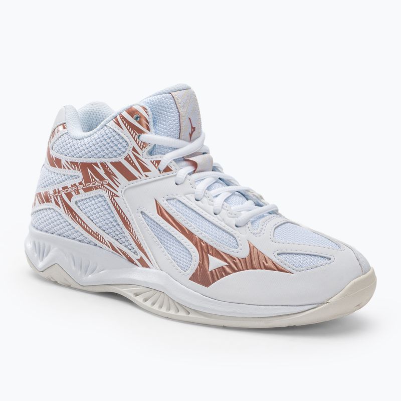 Volleyballschuhe Damen Mizuno Thunder Blade 3 Mid weiß V1GC217536