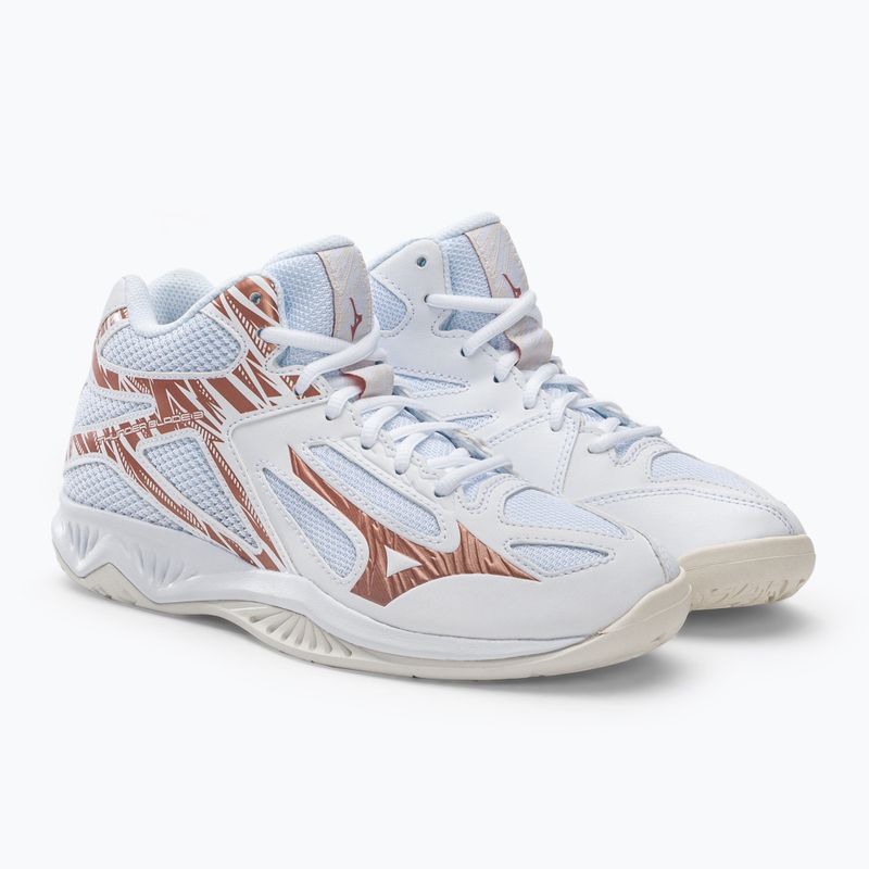 Volleyballschuhe Damen Mizuno Thunder Blade 3 Mid weiß V1GC217536 4