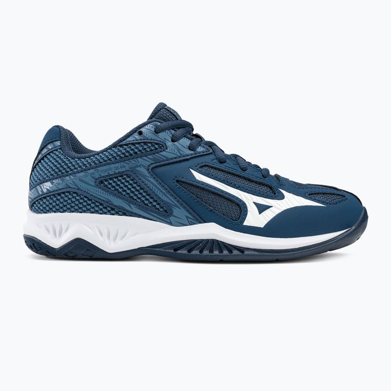 Volleyballschuhe Kinder Mizuno Lightning Star Z6 dunkelblau V1GD21321_34./2. 2