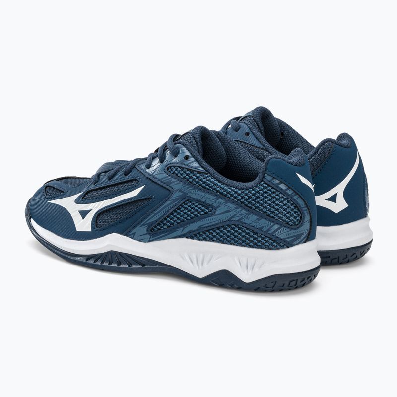 Volleyballschuhe Kinder Mizuno Lightning Star Z6 dunkelblau V1GD21321_34./2. 4