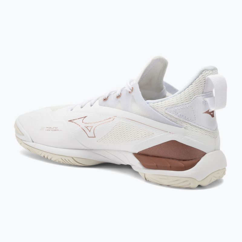 Handballschuhe Damen Mizuno Wave Mirage 4 white/rose/snow white 3