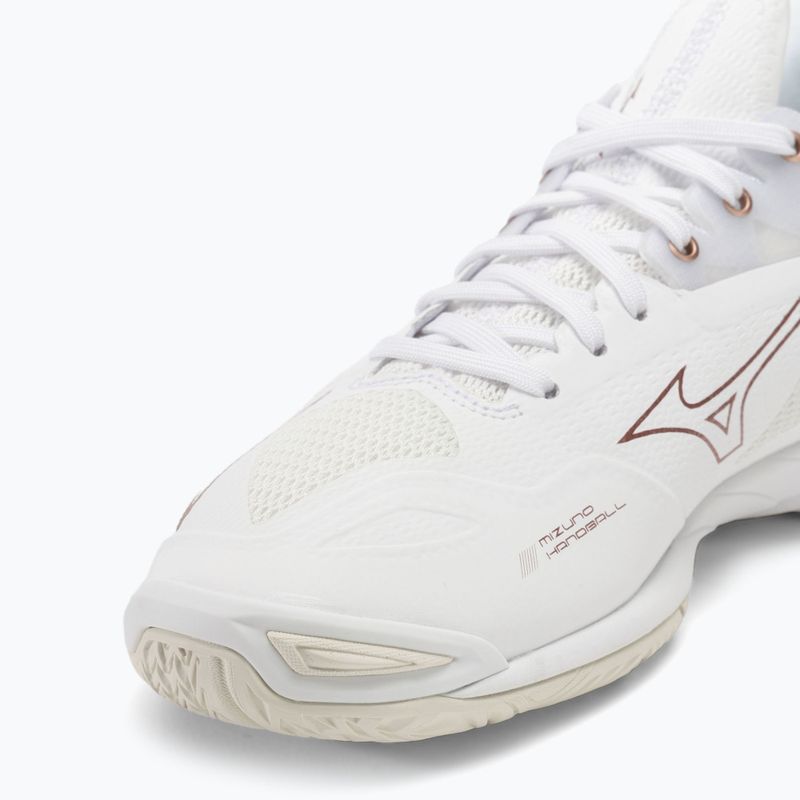 Handballschuhe Damen Mizuno Wave Mirage 4 white/rose/snow white 7