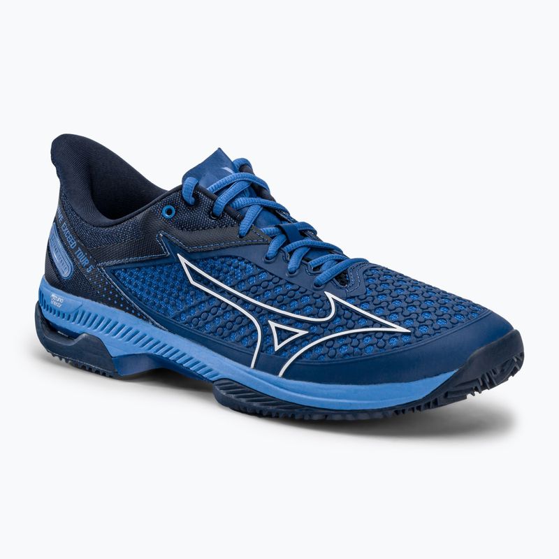 Tennisschuhe Herren Mizuno Wave Exceed Tour 5 CC dunkelblau 61GC227426