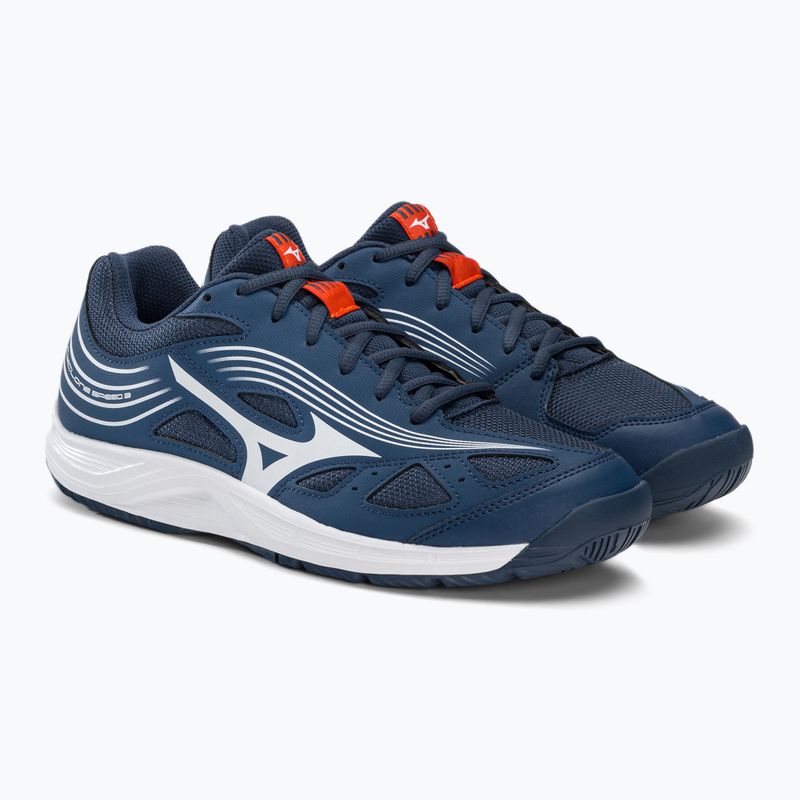 Volleyballschuhe Mizuno Cyclone Speed 3 blau-weiß V1GA21821 5