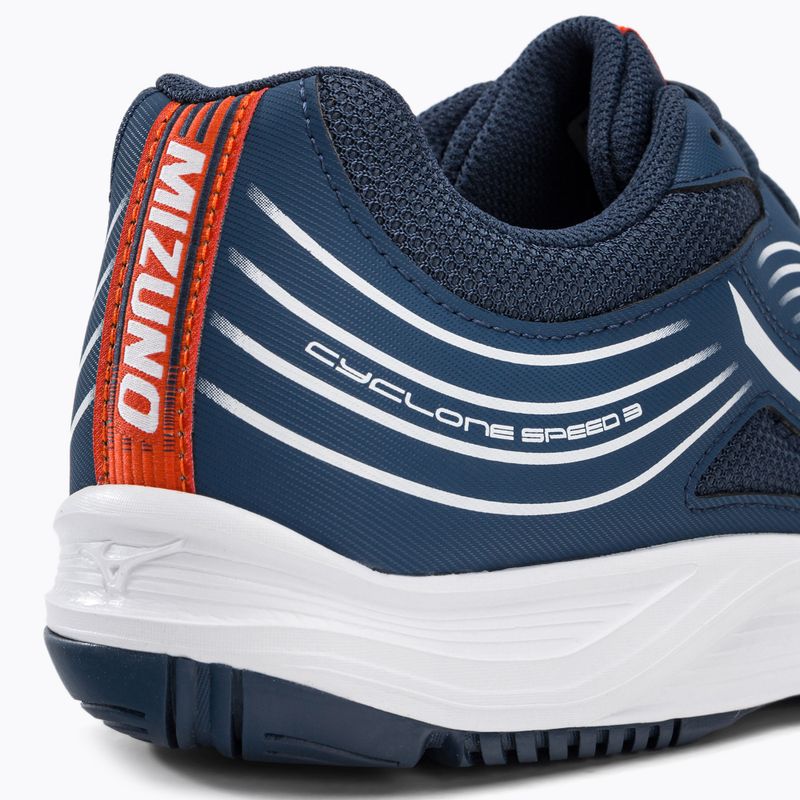 Volleyballschuhe Mizuno Cyclone Speed 3 blau-weiß V1GA21821 10