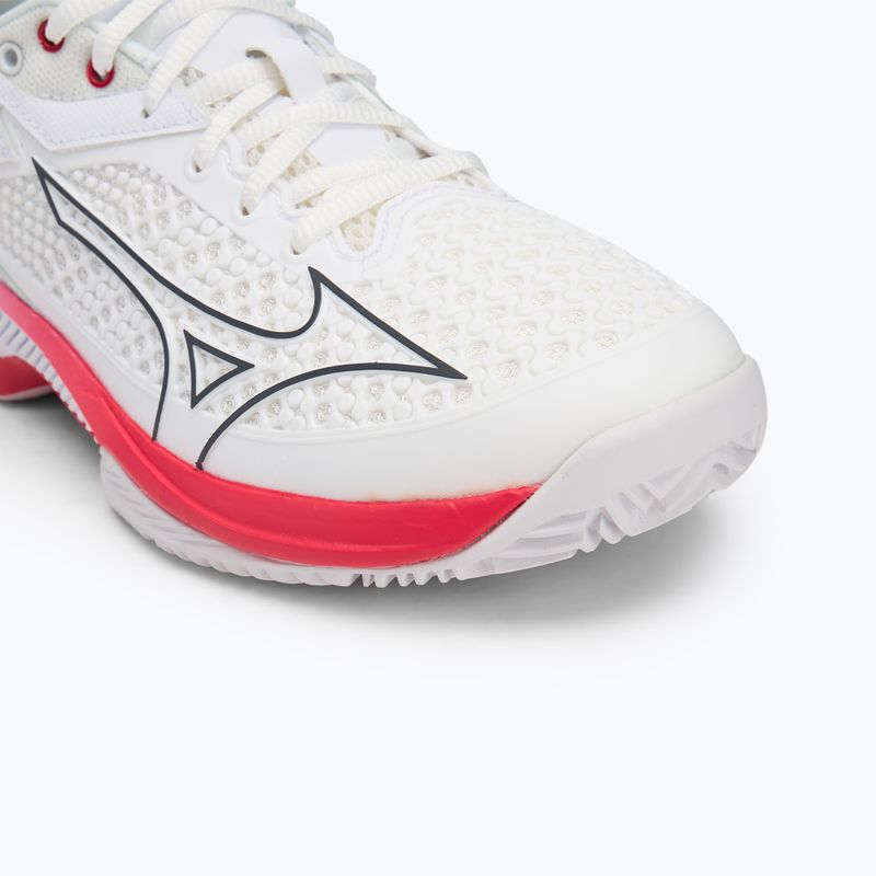 Tennisschuhe Damen Mizuno Wave Exceed Tour 5 CC undyed white/quiet shade/opera red 7