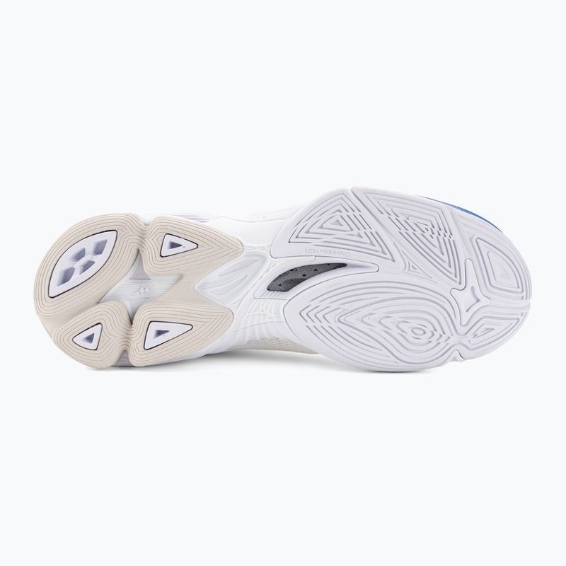 Herren-Volleyballschuhe Mizuno Wave Lightning Z7 ungefärbt Weiß/Mondlicht Ozean/Peace Blau 6