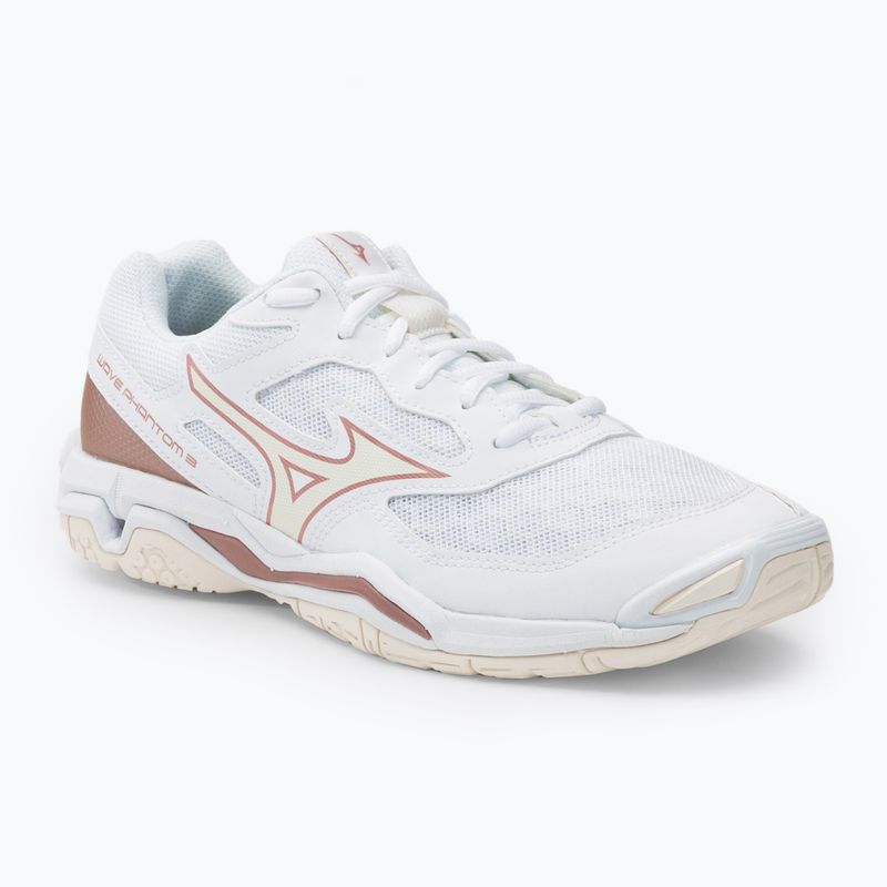 Frauen-Handballschuhe Mizuno Wave Phantom 3 weiß X1GB226036