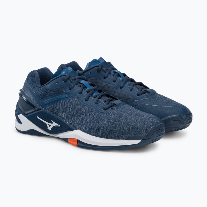 Handballschuhe Herren Mizuno Wave Stealth Neo dunkelblau X1GA221 5