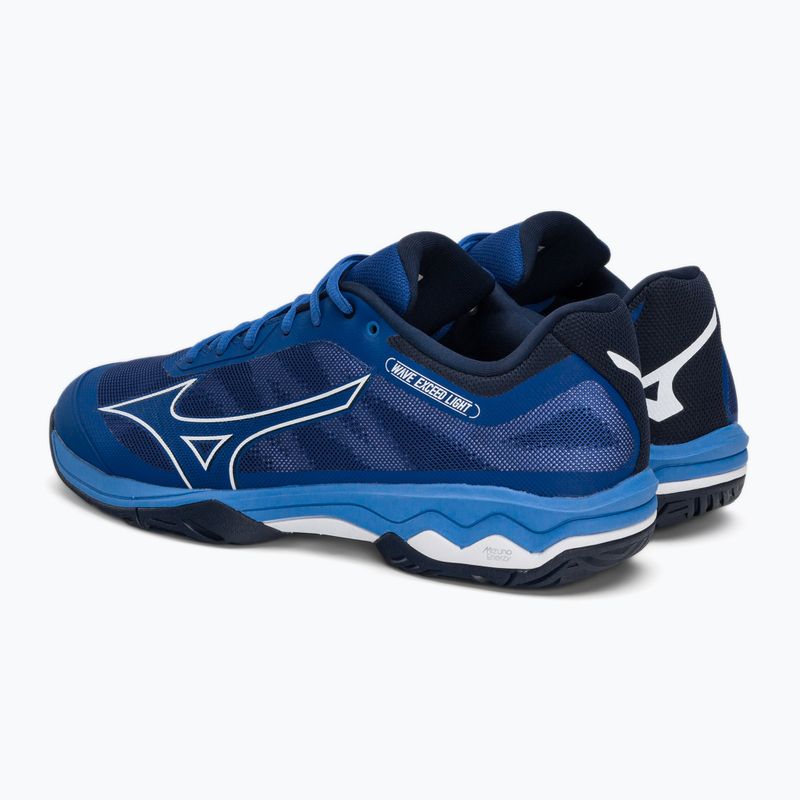 Tennisschuhe Herren Mizuno Wave Exceed Light AC dunkelblau 61GA221826 3